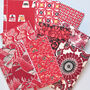 Japanese Washi Notepad Reds, thumbnail 2 of 6