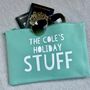Personalised Sun Stuff Storage Pouch Holiday Bag, thumbnail 3 of 5