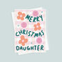 Smiley Christmas Card For Daughter, thumbnail 3 of 3