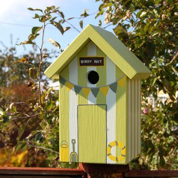 Personalised Beach Hut Bird Box, 7 of 12