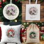 Personalised Christmas Dalmatian Break Through, thumbnail 1 of 11