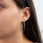 Classic Hoop Earrings, thumbnail 2 of 3