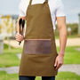 Personalised Canvas And Leather Apron, thumbnail 7 of 9