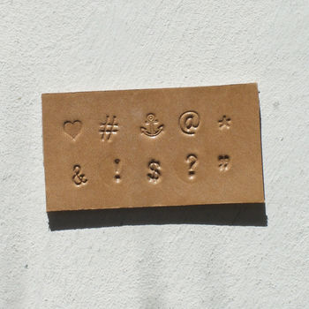 Personalised Italian Leather Bookmark, 9 of 10