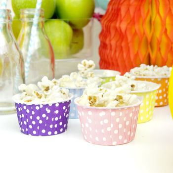 rainbow mix paper party serving cups by peach blossom ...