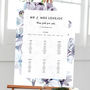 Lilac Petals Table Plan, thumbnail 2 of 7