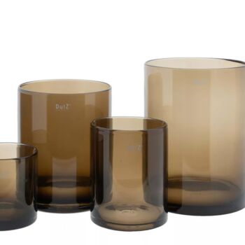 Glass Cylinder Vase C8 Topaz, 2 of 5