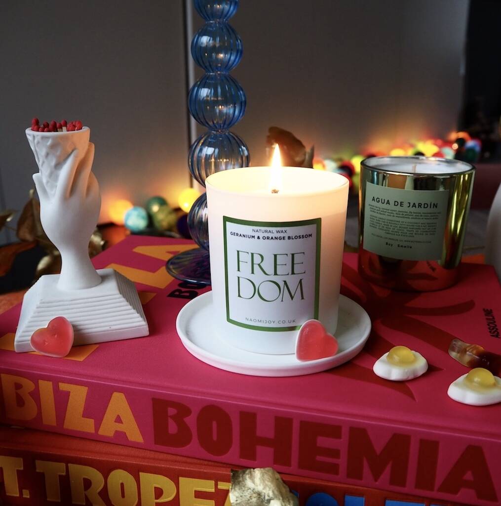 Freedom Luxury Scented Candle By Lime Lace