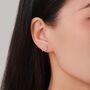 Sterling Silver Tiny Mermaid Stud Earrings, thumbnail 8 of 12