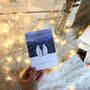 Pack Of Six Luxury Penguin Christmas Cards, thumbnail 4 of 5