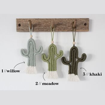 Make Your Own Mini Macrame Cactus Craft Kit, 2 of 6