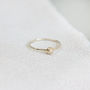 Samara Ring // Gold Stacking Ring, thumbnail 2 of 5