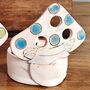 Handmade Pottery Toadstool Mushroom Tea Light Holders, thumbnail 5 of 7