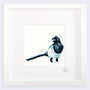 Inky Magpie Illustration Print, thumbnail 4 of 12