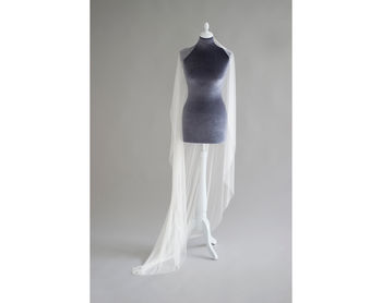 Pure Silk Barely There Wedding Veil, 5 of 8