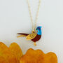 Pheasant Charm Necklace, thumbnail 3 of 6