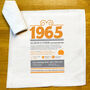 Personalised 60th Birthday 1965 Handkerchief Pair, thumbnail 7 of 7