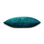 Luxury Super Soft Velvet Cushion Teal Turquoise, thumbnail 2 of 4