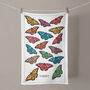 Butterfly Tea Towel | 100% Cotton | Made In England, thumbnail 2 of 9