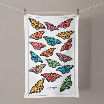 Butterfly Tea Towel | 100% Cotton | Made In England, 2 of 9