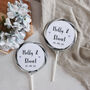 Personalised Traditional Wedding Favour Giant Lollipops, thumbnail 1 of 4