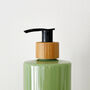 Refillable Green Plastic Bottle With Minimalist Label, thumbnail 8 of 9