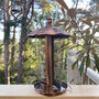Dual Seed And Nut Bird Feeder With Copper Finish, thumbnail 1 of 9