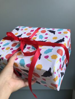 Flower Blob Wrapping Paper, 6 of 9