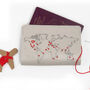Grey Stitch Your Own Passport Cover, thumbnail 3 of 4