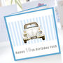 Personalised Vw Beetle Birthday Card, thumbnail 1 of 3