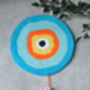 Vibrant Evil Eye Tufted Wall Art, thumbnail 5 of 7