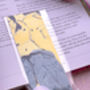 Patterned Fashion Illustrated Double Sided Bookmark, thumbnail 2 of 6