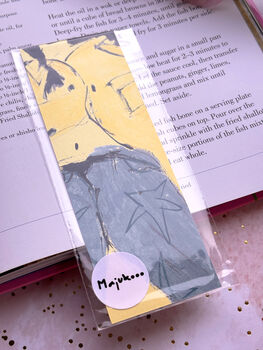 Patterned Fashion Illustrated Double Sided Bookmark, 2 of 6