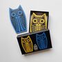 Hornsea Owl Shaped Coaster Set, thumbnail 3 of 3