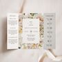 Floral Gatefold Wedding Invitations, thumbnail 1 of 5