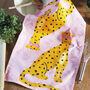 Kitchen Leopards Tea Towel, thumbnail 1 of 7