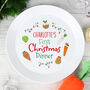 Personalised 'First Christmas Dinner' Plastic Plate, thumbnail 1 of 3