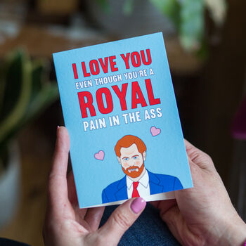Funny Prince Harry Card For Son, 4 of 4