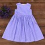 Lilac And White Spot Dress, thumbnail 2 of 2