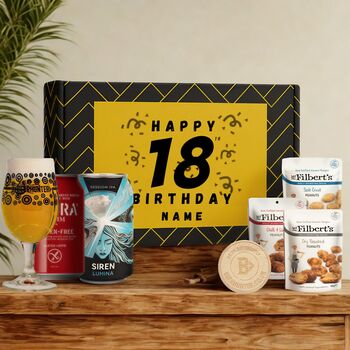 Personalised 18th Birthday Beer Gift Set, 4 of 11