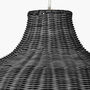 Black Rattan Pendant Ceiling Light, thumbnail 4 of 7