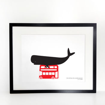 Whale On A Bus A4 Print, 2 of 2