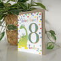 Dino 8th Birthday Card, thumbnail 3 of 3