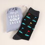 Personalised Dad's Lucky Golf Socks, thumbnail 4 of 5