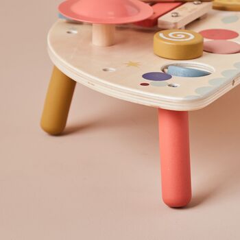 Colourful Wooden Music Table Children’s Toy, 5 of 7
