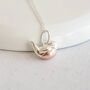 Tiny Sterling Silver Robin Necklace, thumbnail 4 of 12