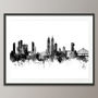 Mumbai India Skyline Cityscape Art Print, thumbnail 3 of 8
