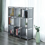 Nine Cubes Bookshelf Organiser Storage Shelves Rack, thumbnail 2 of 7
