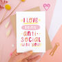 Anti Social With You Card, thumbnail 3 of 7