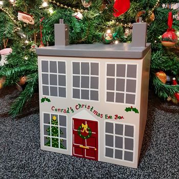 Handmade Luxury Personalised Wooden Christmas Eve Box, 2 of 10